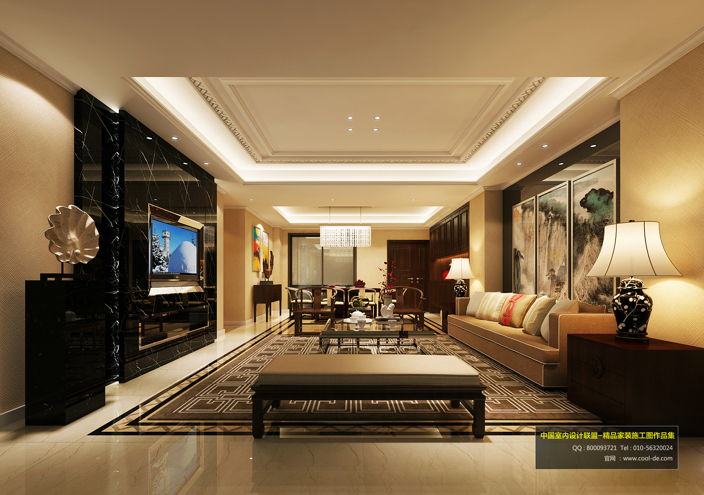 品悦装饰 富贵天城201室-1