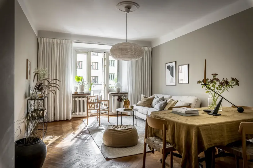 温馨瑞典 61m2 公寓 | 古老与现代的完美结合-1