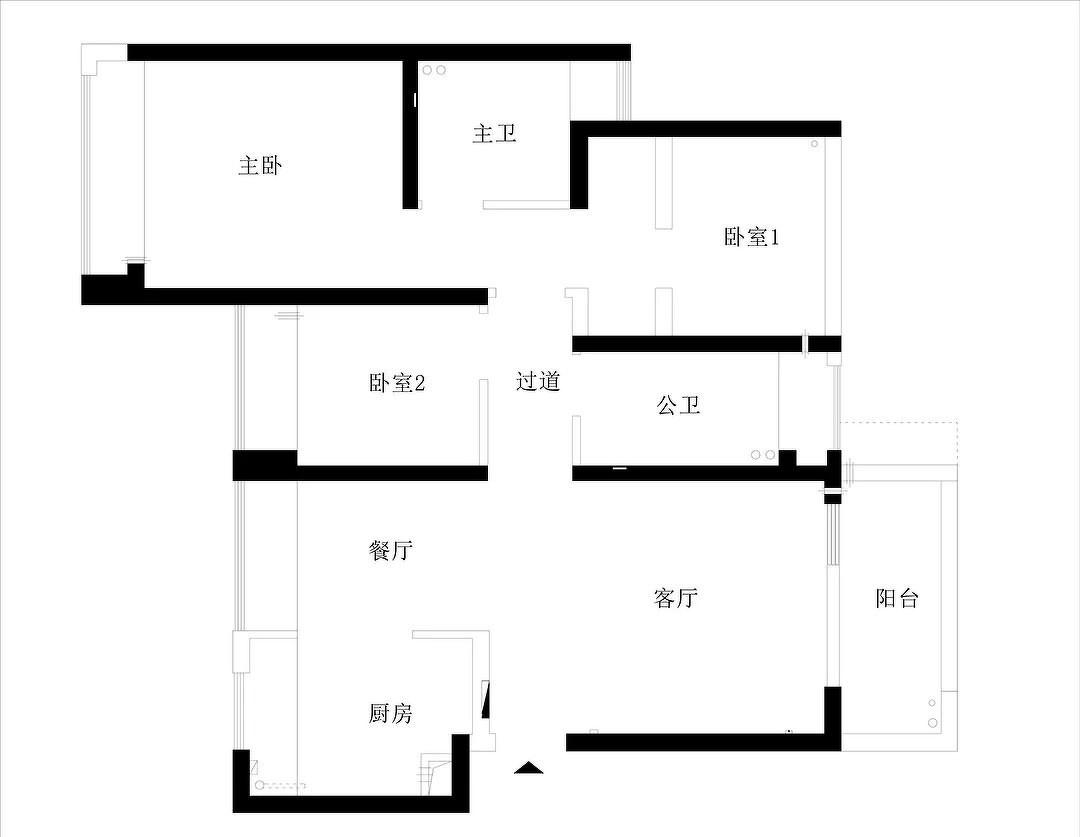 南洋复古,客餐厨一体+隐形晾晒,整洁翻倍-13
