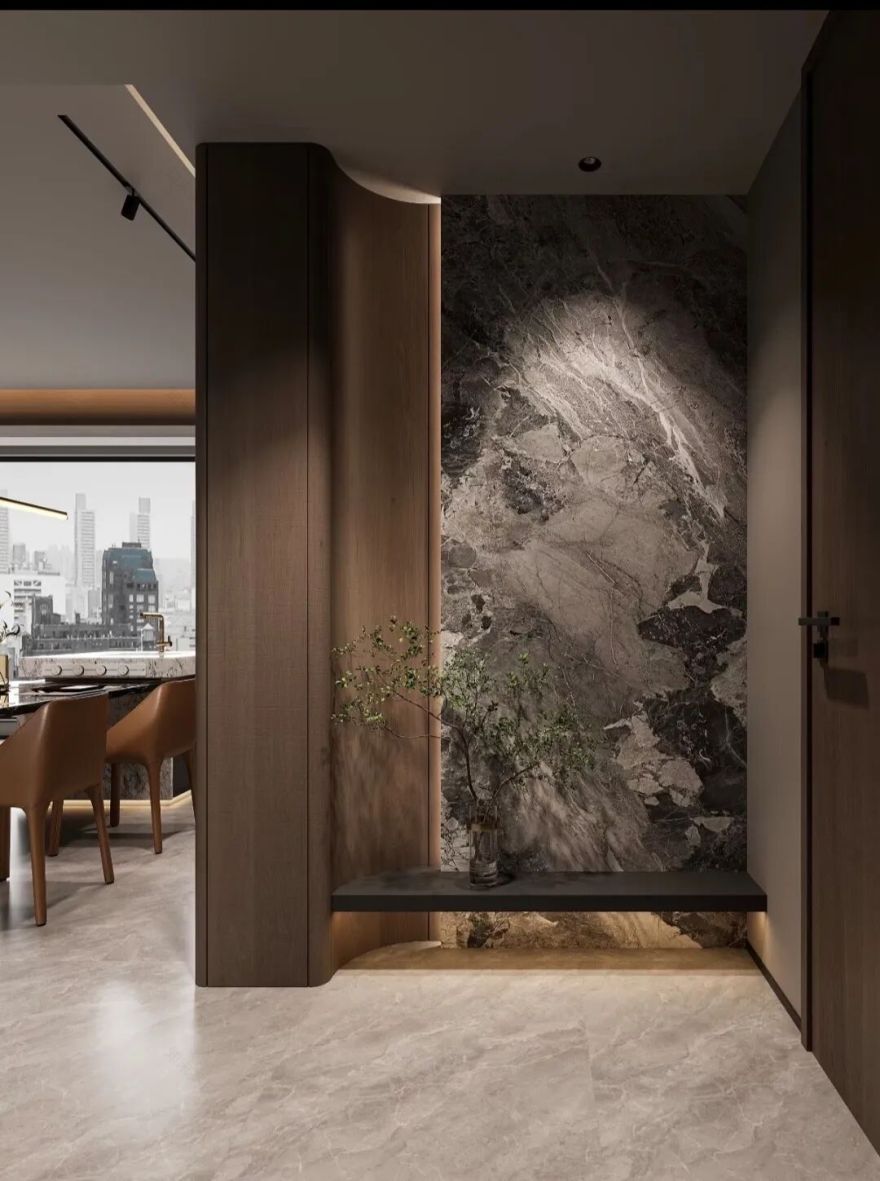 温润而居:用木饰面赋予大宅生命力-12