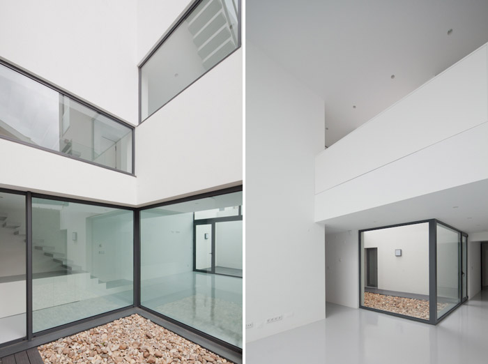 葡萄牙 DJ 住宅 | 中庭组织复杂空间-13