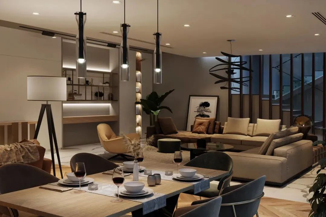 高级灰++ 原木，现代轻奢的质感之美 | Fathy Ibrahim-13