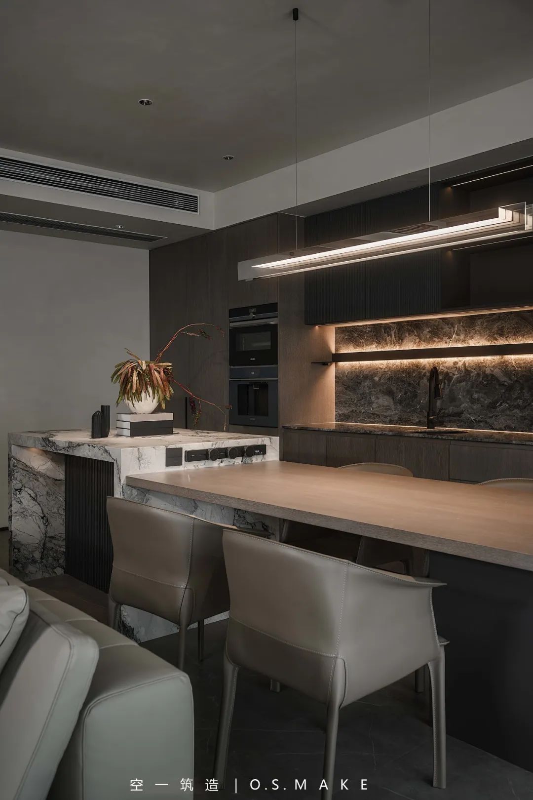 意式极简,壹号院的沉郁魅力丨中国重庆丨空一筑造|O.S.MAKE-46