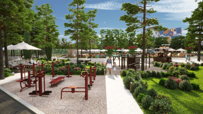 Апарт  отель «Европа»（“欧洲”公寓酒店）丨俄罗斯克拉斯诺达尔丨Мезонпроект（梅松项目工作室）-35