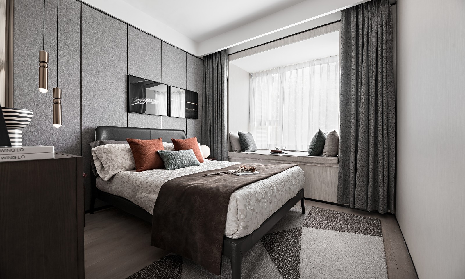 121㎡与97㎡低奢风样板间，摩登大方又不失浪漫！  INNEST意巢设计-42