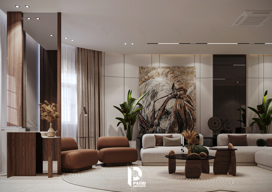 Modern Family Reception Interior Design-4