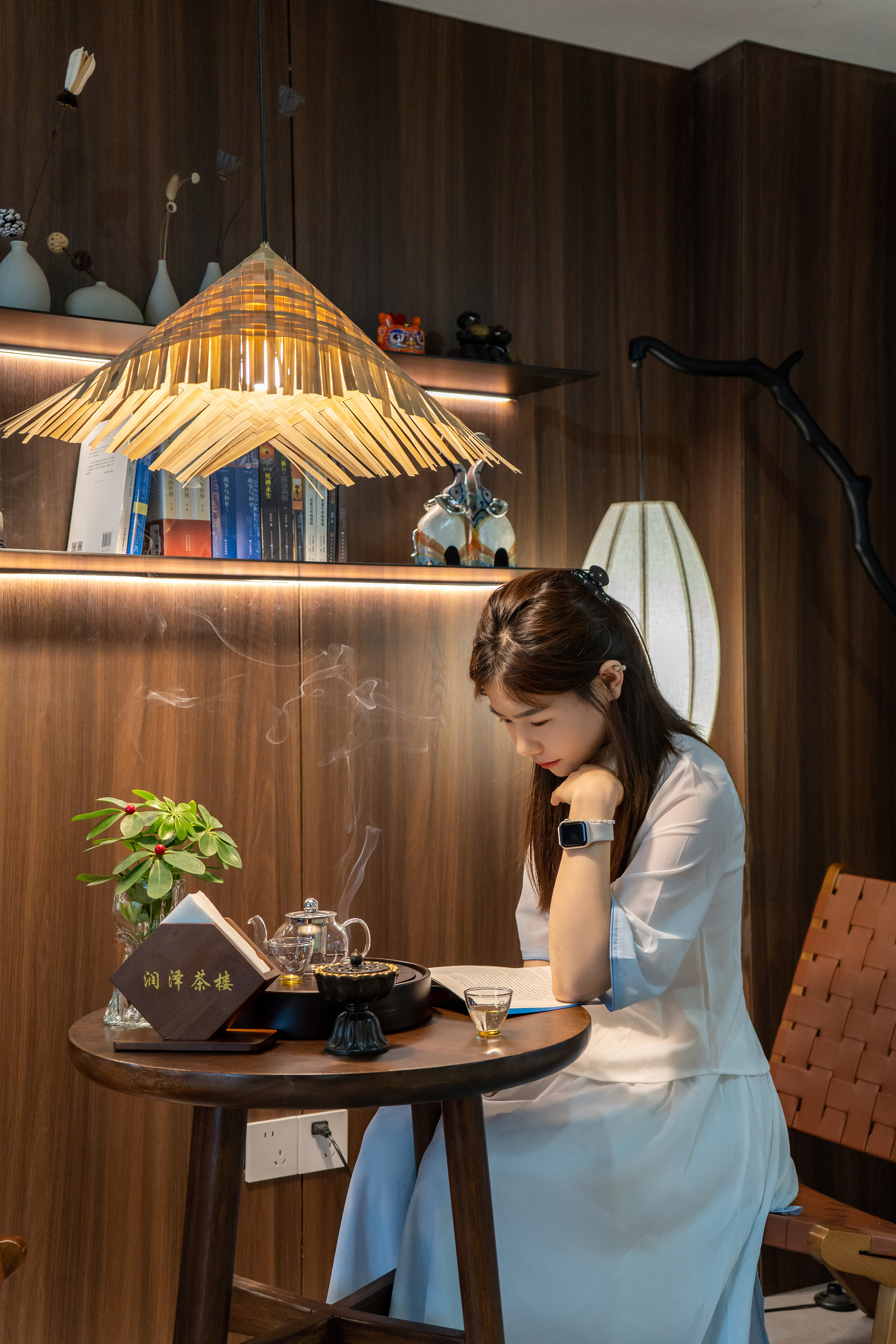 润泽茶楼 几何空间设计-20