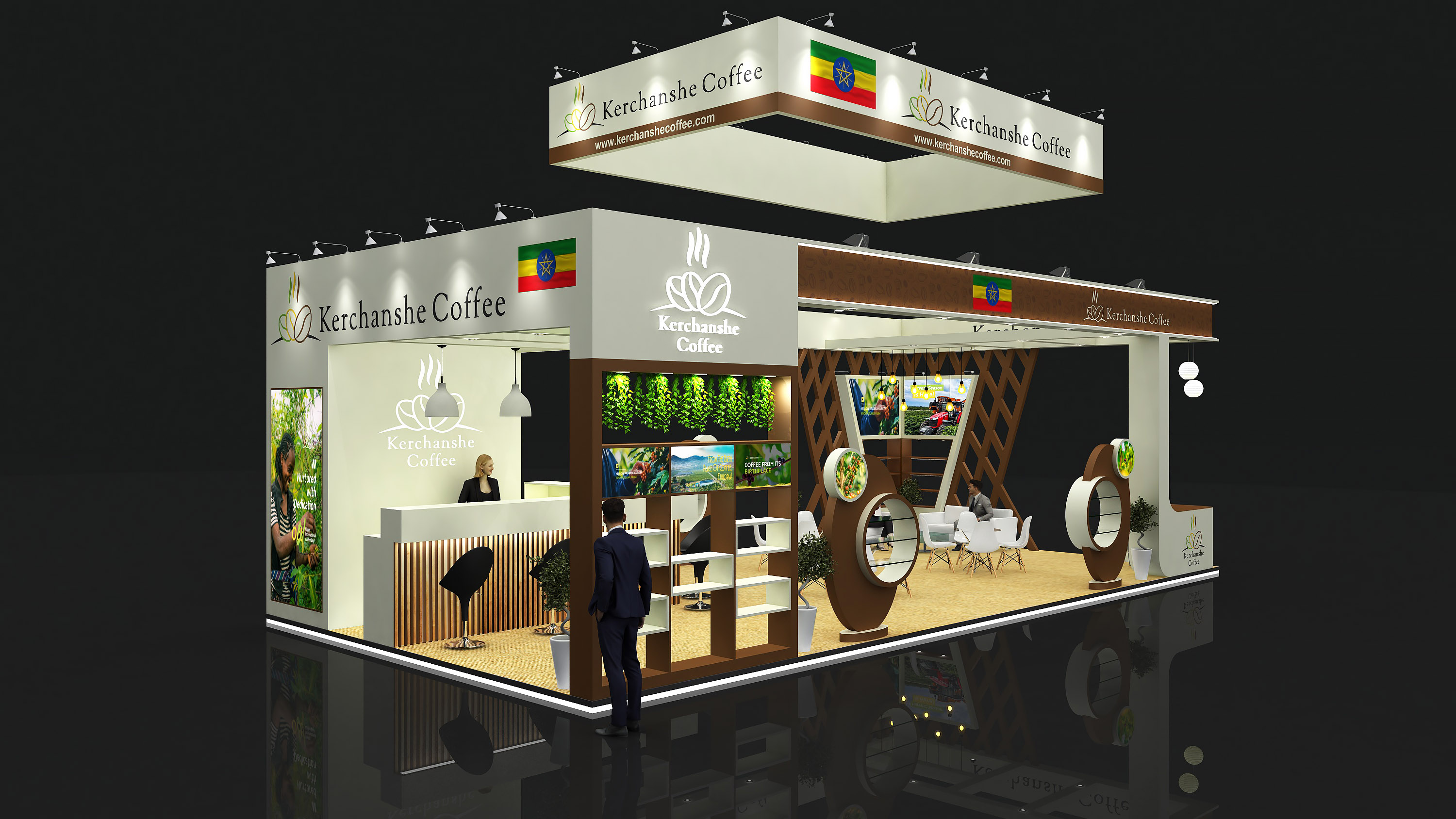KERCHANSHE COFFEE 12X6M STALL DESIGN IN DUBAI-2