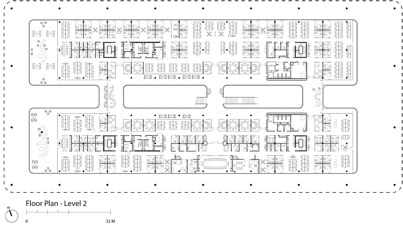 美国PGA TOUR总部丨Foster + Partners-30