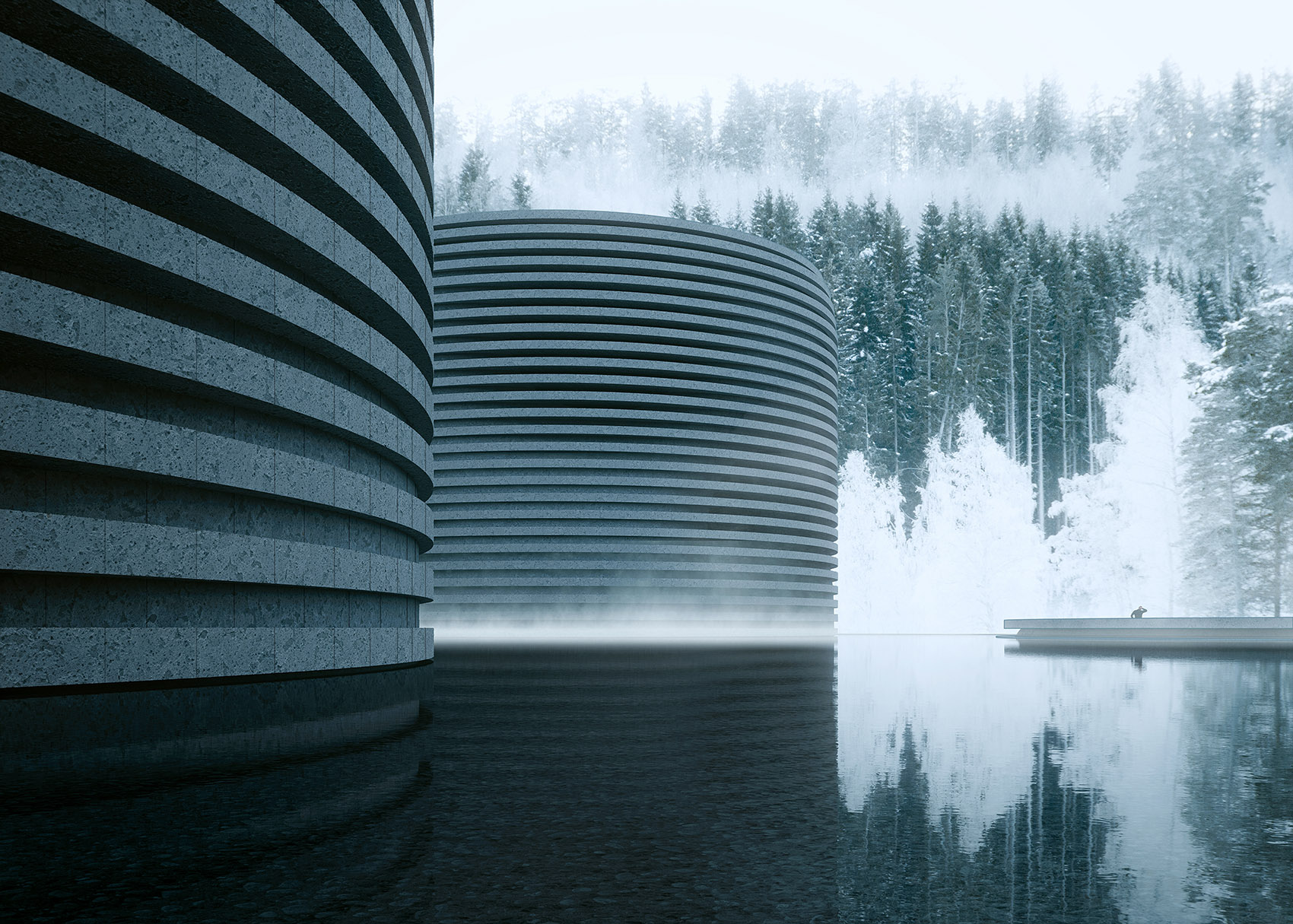 “石之云”数据中心丨瑞典斯德哥尔摩丨Carl Fredrik Svenstedt Architects-9