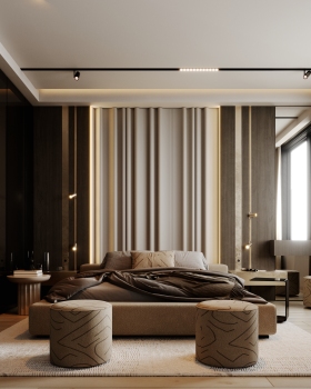 现代风格卧室设计丨沙特阿拉伯丨Alwi Jamal