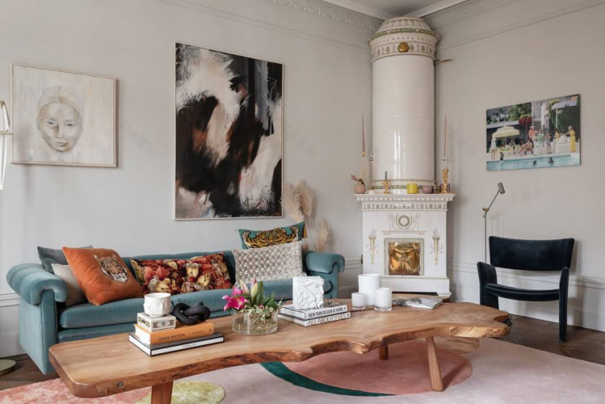 瑞典斯德哥尔摩公寓 | 经典与现代的完美融合-6