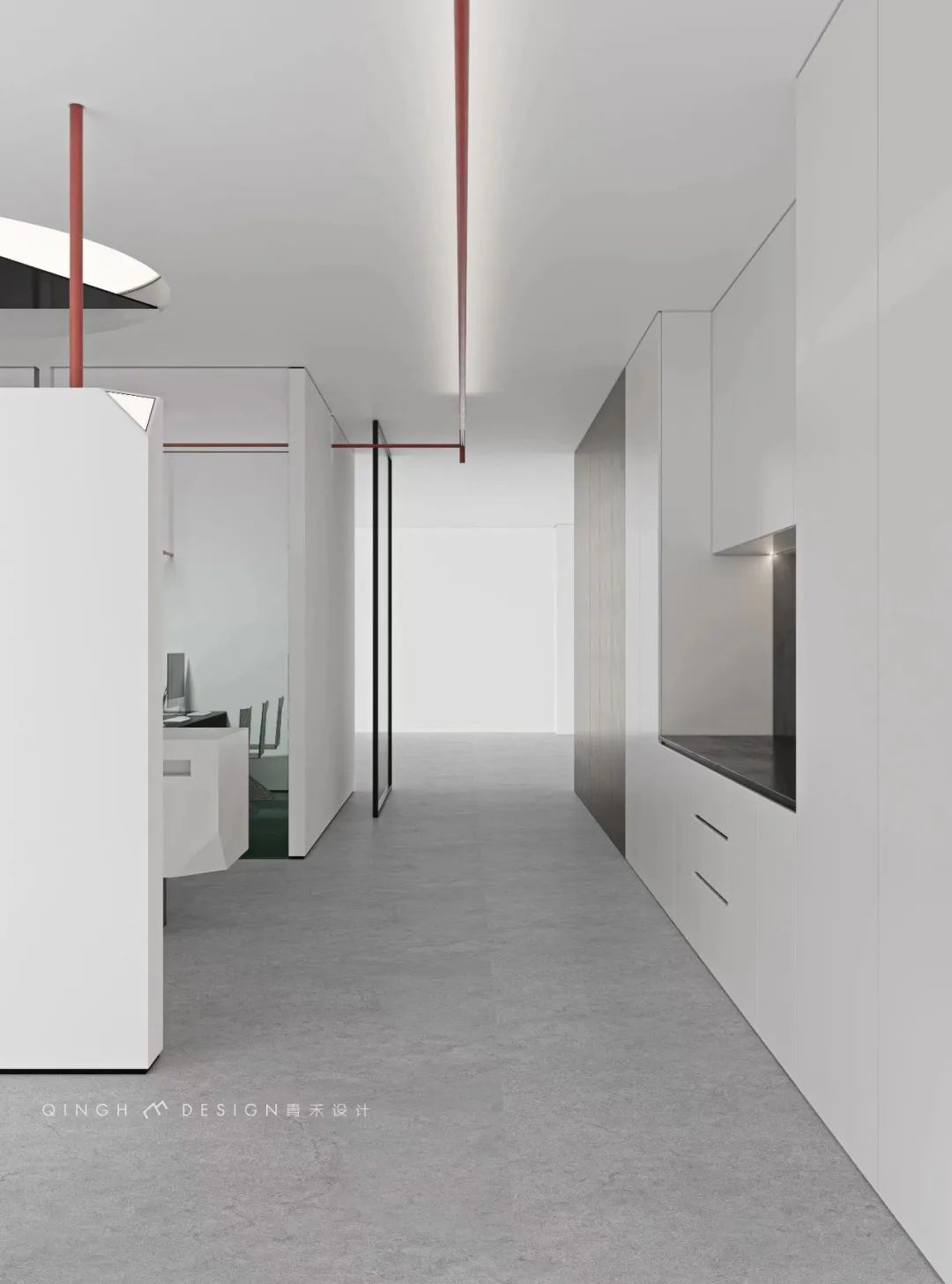 石窥·只此青绿·生命红线 · 拾積木作展厅设计丨中国河北丨青禾设计团队-15