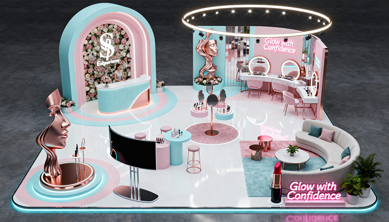 Exhibition Booth Design for Egy Beauty Expo-3