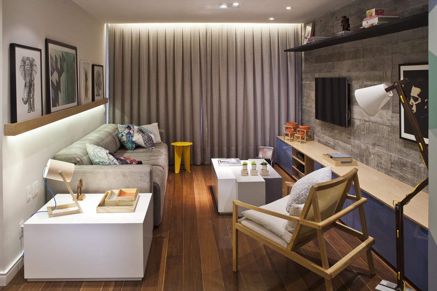 巴西年轻夫妇的现代公寓设计-1