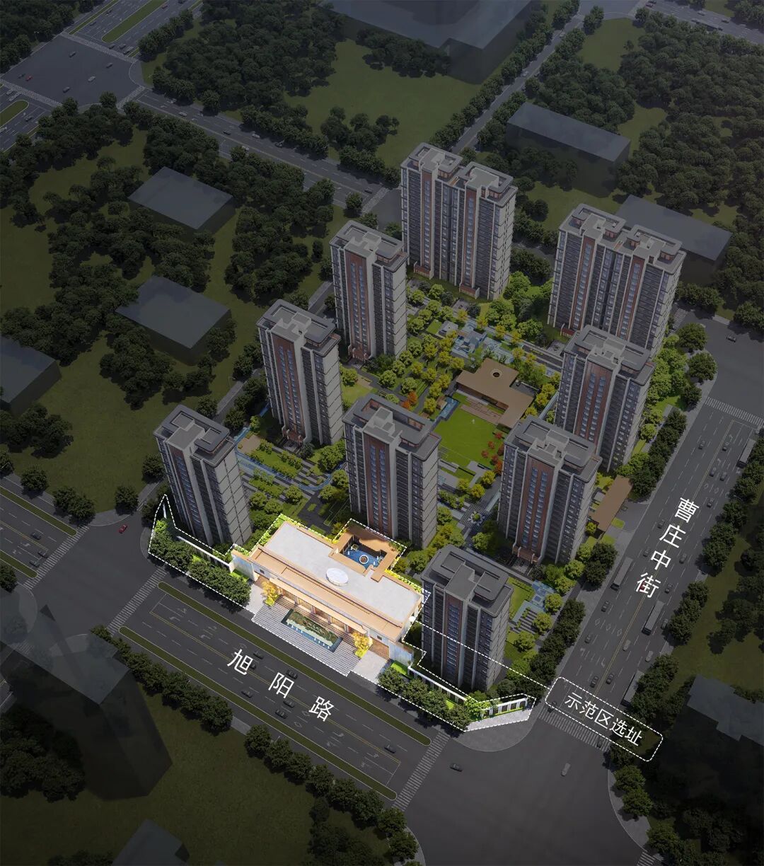 华中保定·拾光华邑示范区丨中国河北丨建筑PTA上海柏涛,景观上海水石,室内创思国际-26