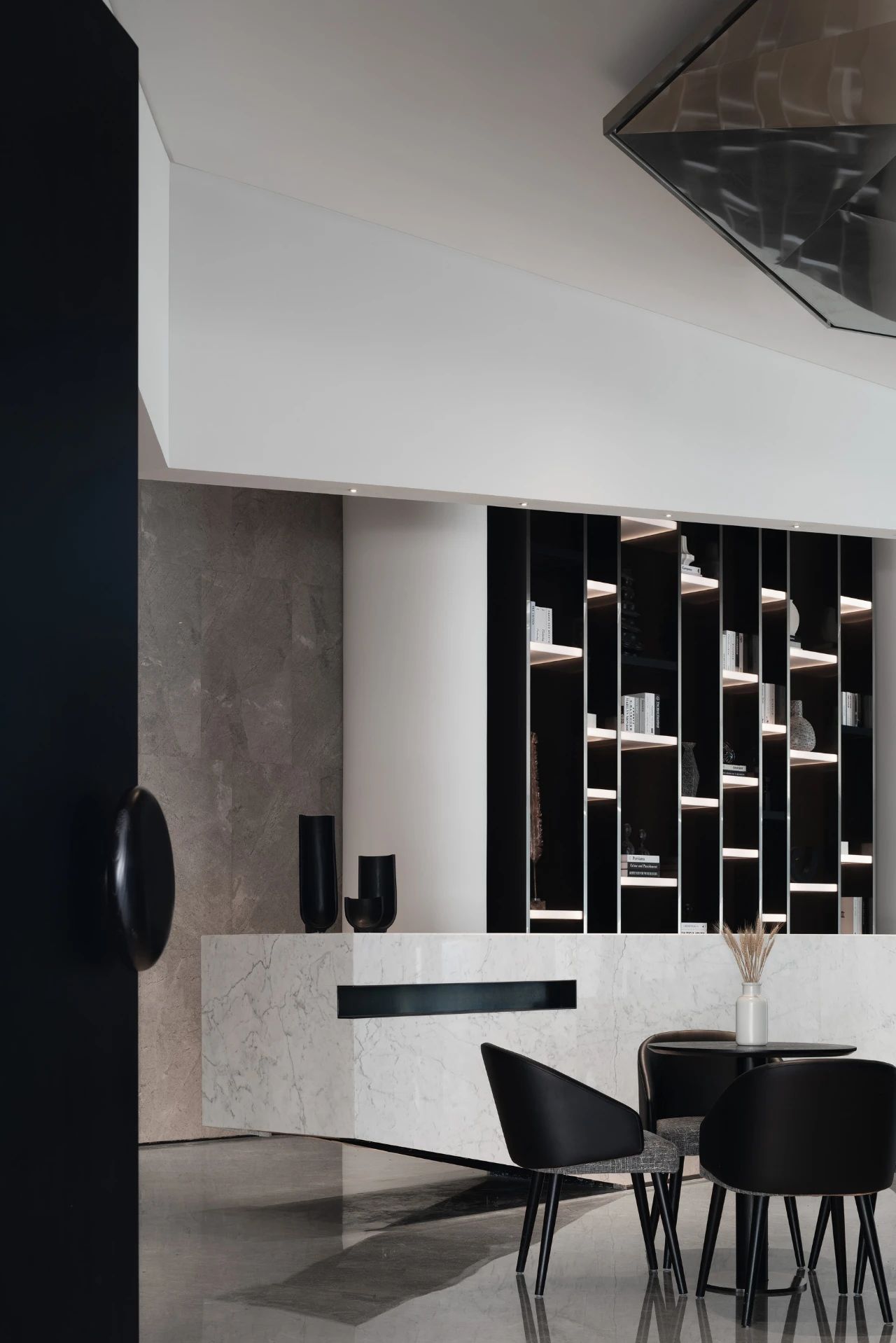 长沙屿大堂·公区,印湘江·印江雅居售楼部X印湘江入户大堂丨中国长沙丨水木言设计机构-61