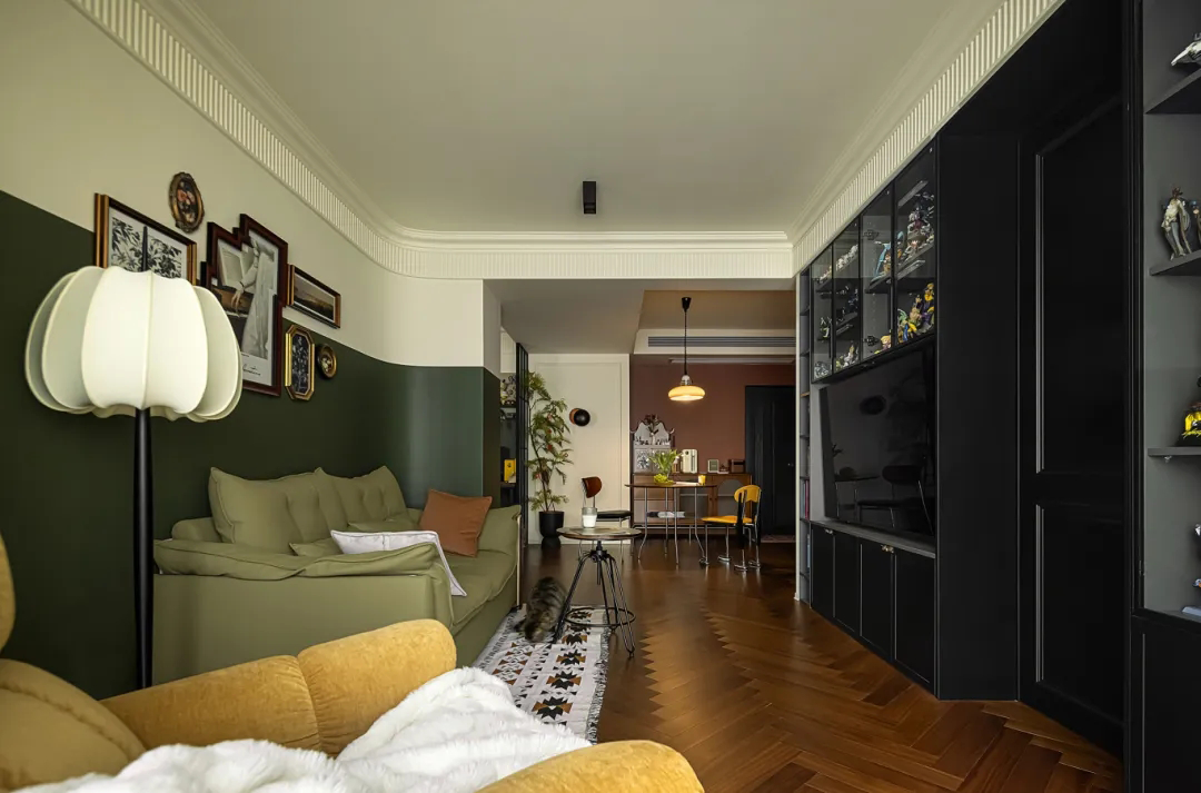 臻溪空间设计|中古加点色彩,形色兼备,丰盈有趣!丨中国上海-11