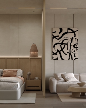 Bohemian Hotel Bedroom & Living