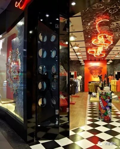 Ed Hardy 潮牌店 | 人体艺术与零售设计的完美融合-18