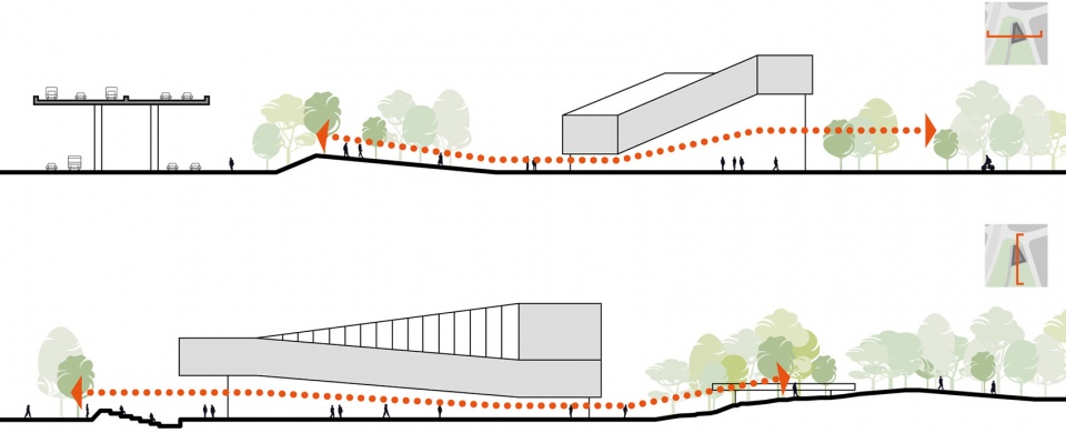 绿谷艺术中心 | 桁架环中的公共艺术舞台-18