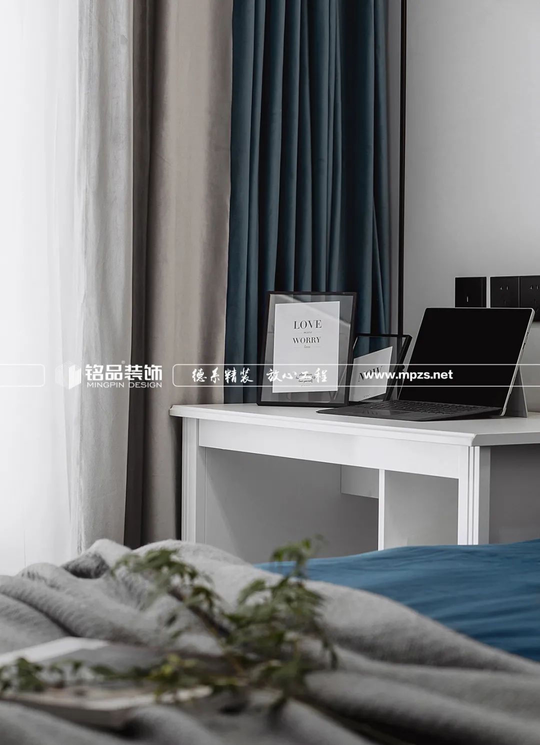 月光森林 | 130㎡现代简约，无主灯设计，3D 背景墙-54