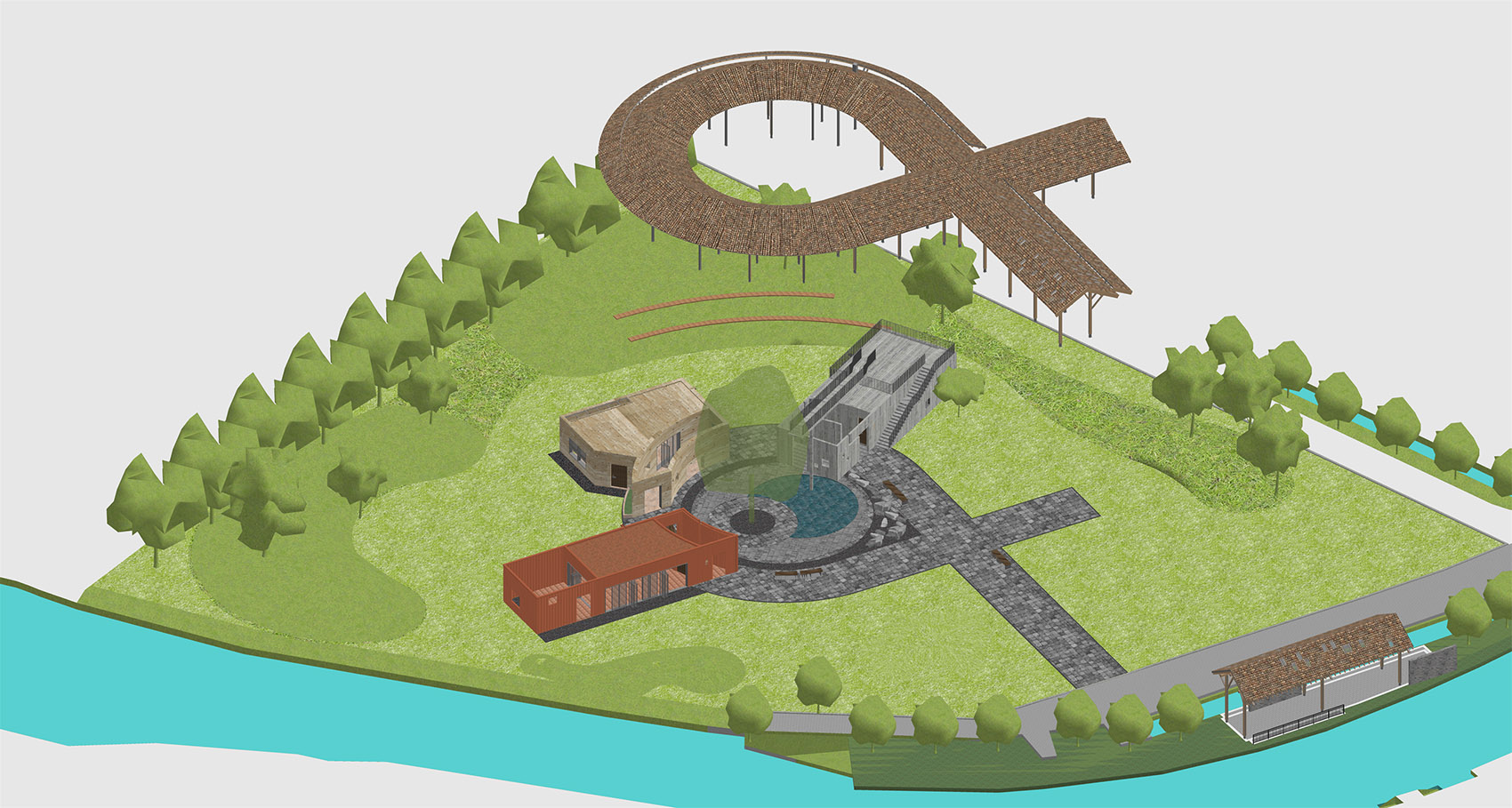 盐步老龙公园丨中国佛山丨竖梁社悬亮子工作室-23