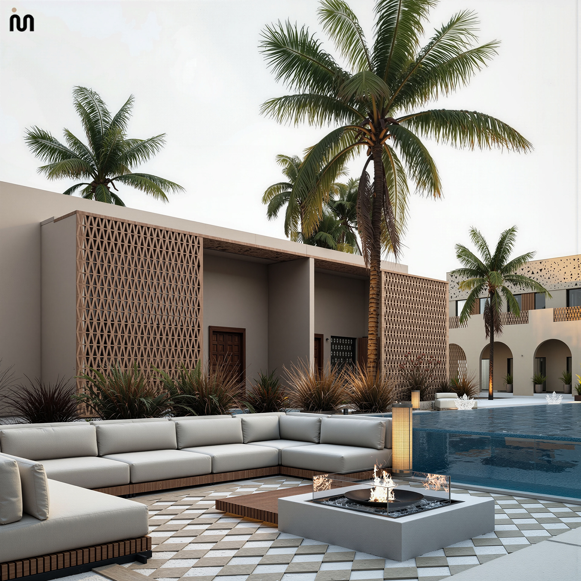 别墅庭院丨沙特阿拉伯吉达丨mena refat-8