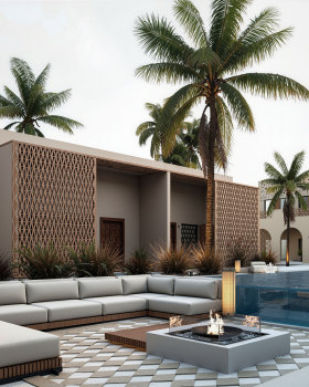 别墅庭院丨沙特阿拉伯吉达丨mena refat