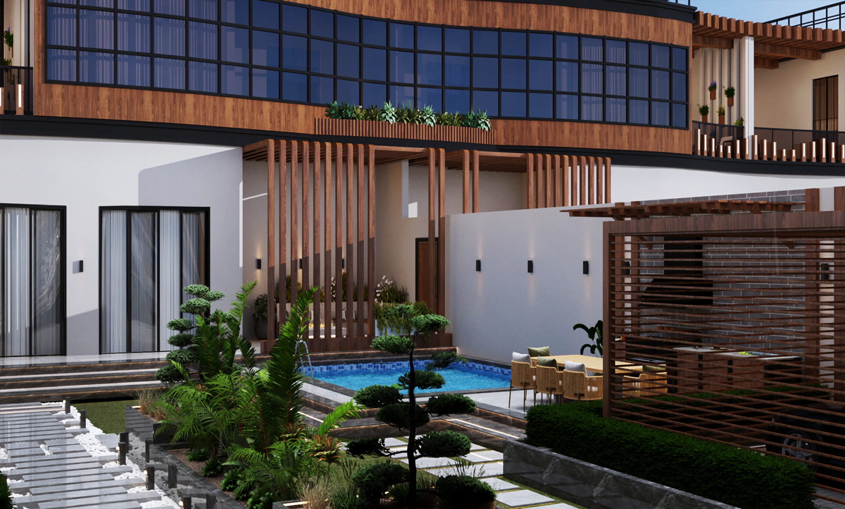 木屋建筑群丨沙特阿拉伯利雅得-23