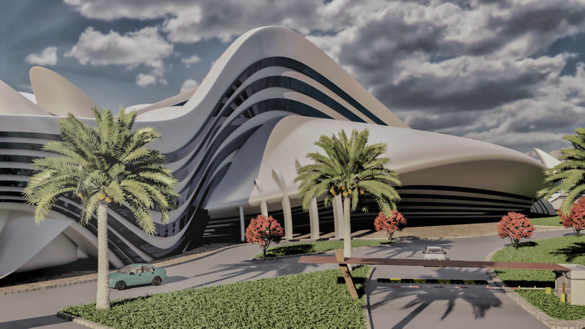 海蓝宝石毕业设计丨埃及丨埃及科技大学建筑系-31