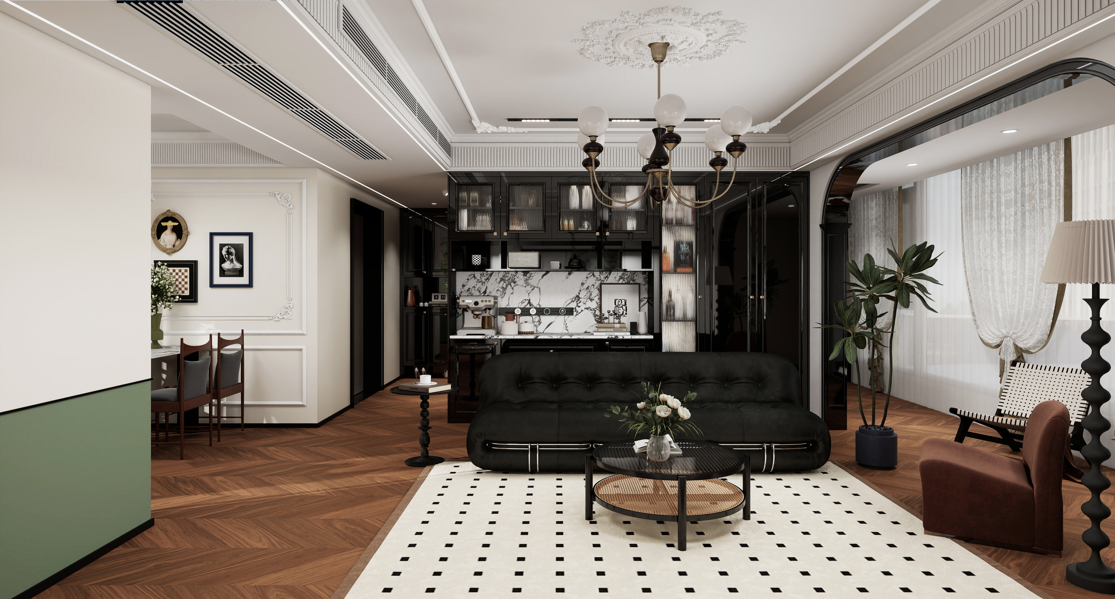 法式复古143平方璀璨铂湾-7