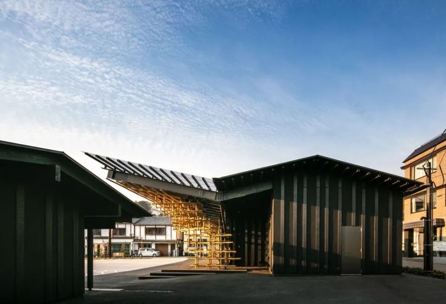 竹田市城下町交流广场丨日本大分丨隈研吾建筑都市设计事务所-13