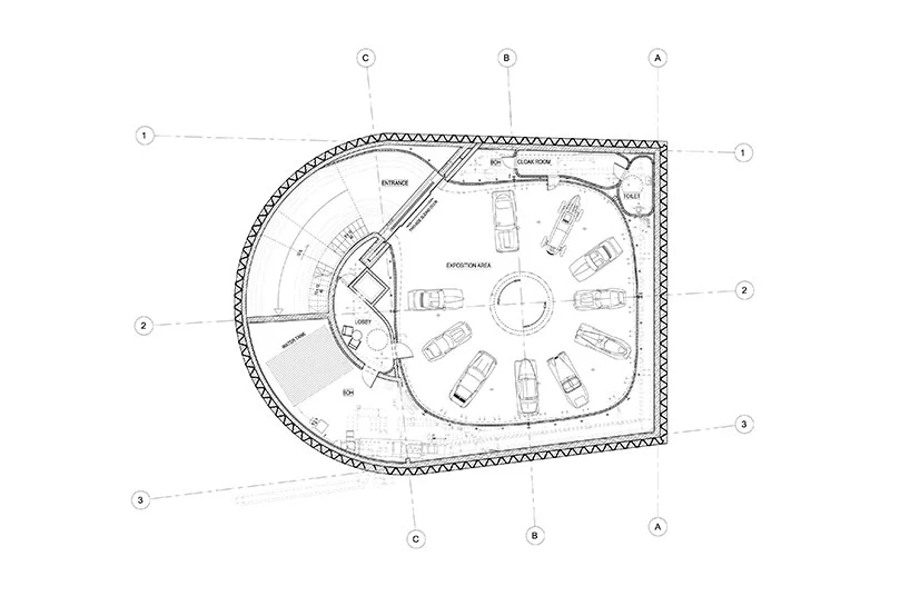 英国 Aston Martin 汽车展示厅绿色地下空间设计-3