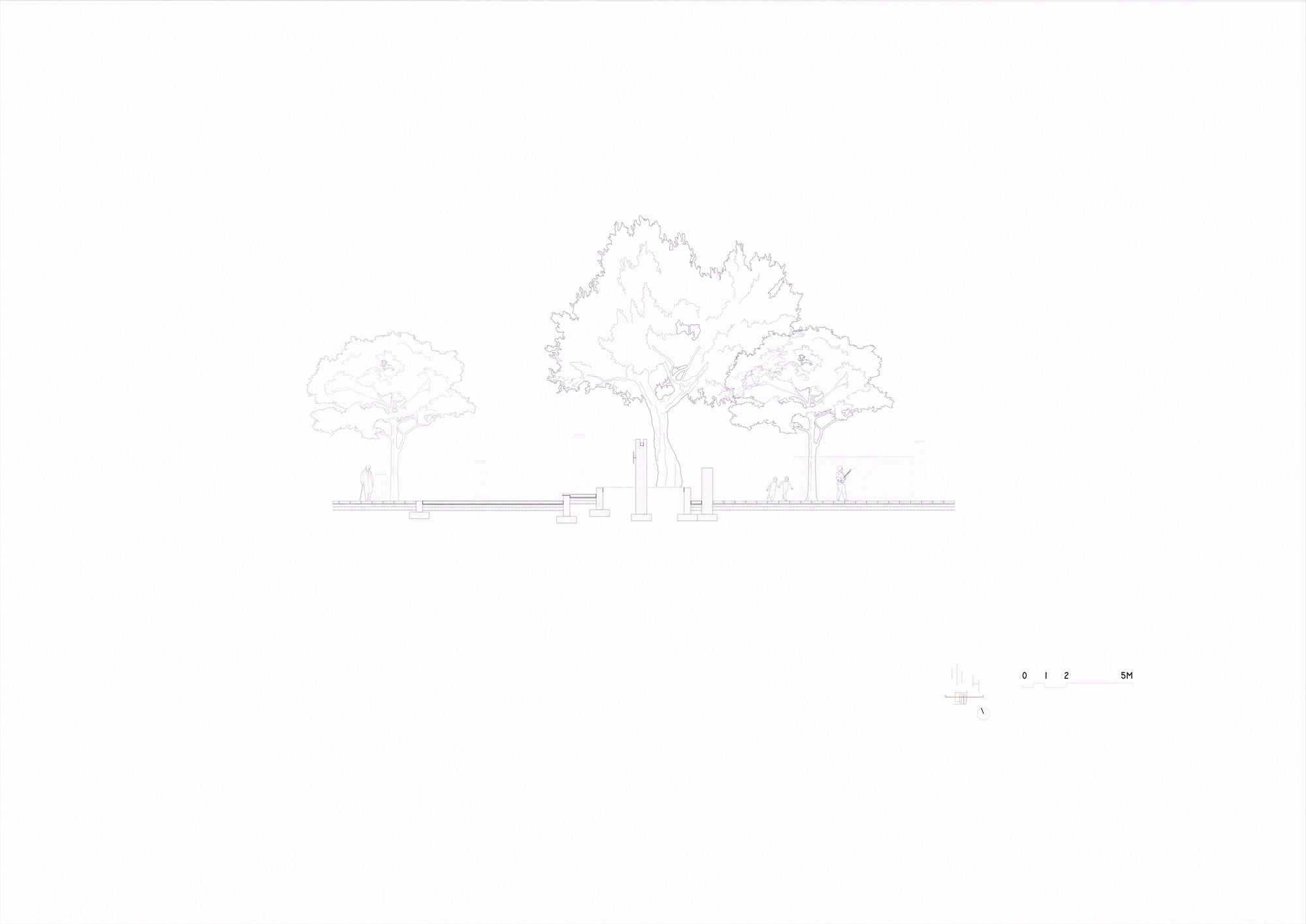 和平公园六号门改造丨中国上海丨Atelier Z+-50