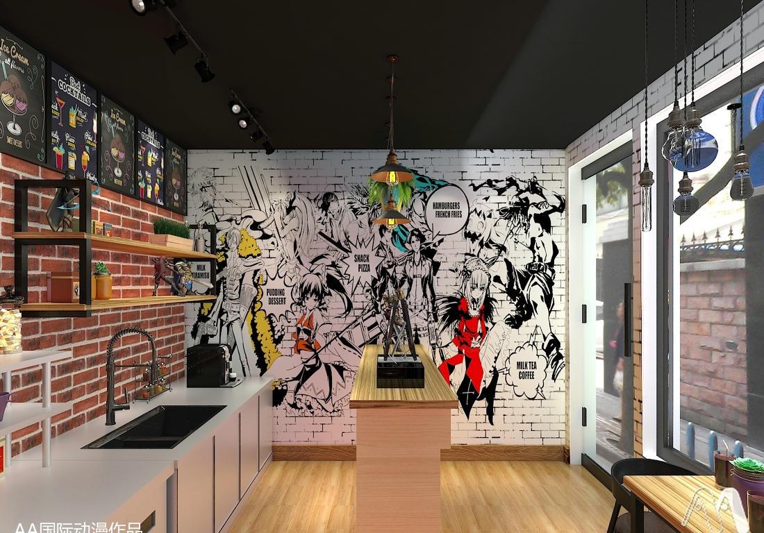 AA 国际动漫主题餐饮店设计-12