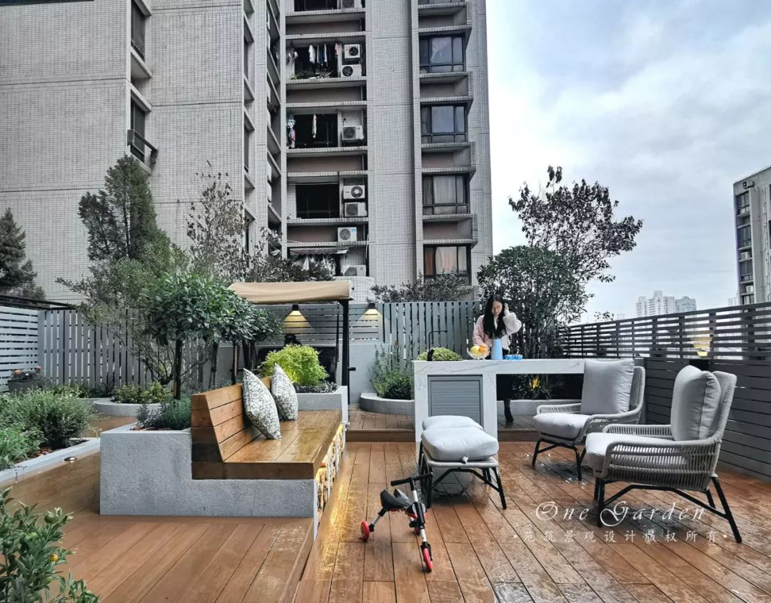 阳明新城花园 | 现代简约的露台生活空间-53