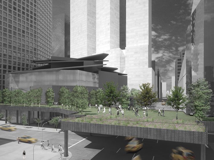 纽约哈德逊广场开发设计方案丨巴林哈德丨史蒂文·霍尔建筑事务所-1