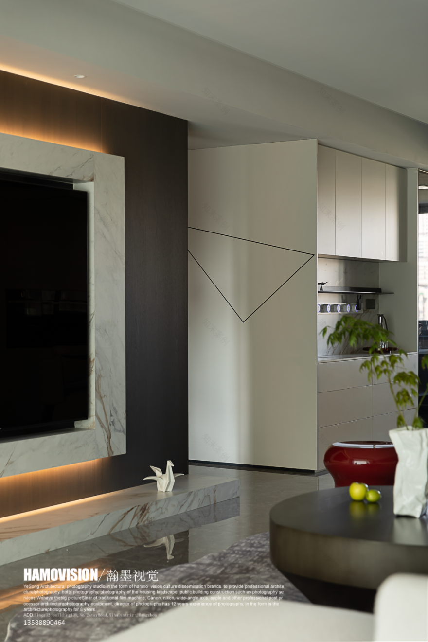 杭州top国际设计×平层案例·折叠的诗意·瀚墨视觉-12