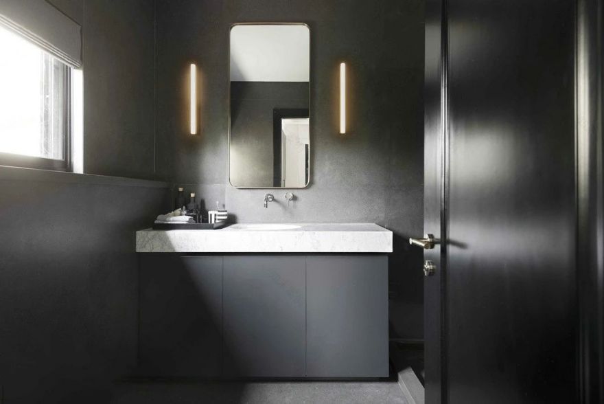 充满高级黑的住宅-36