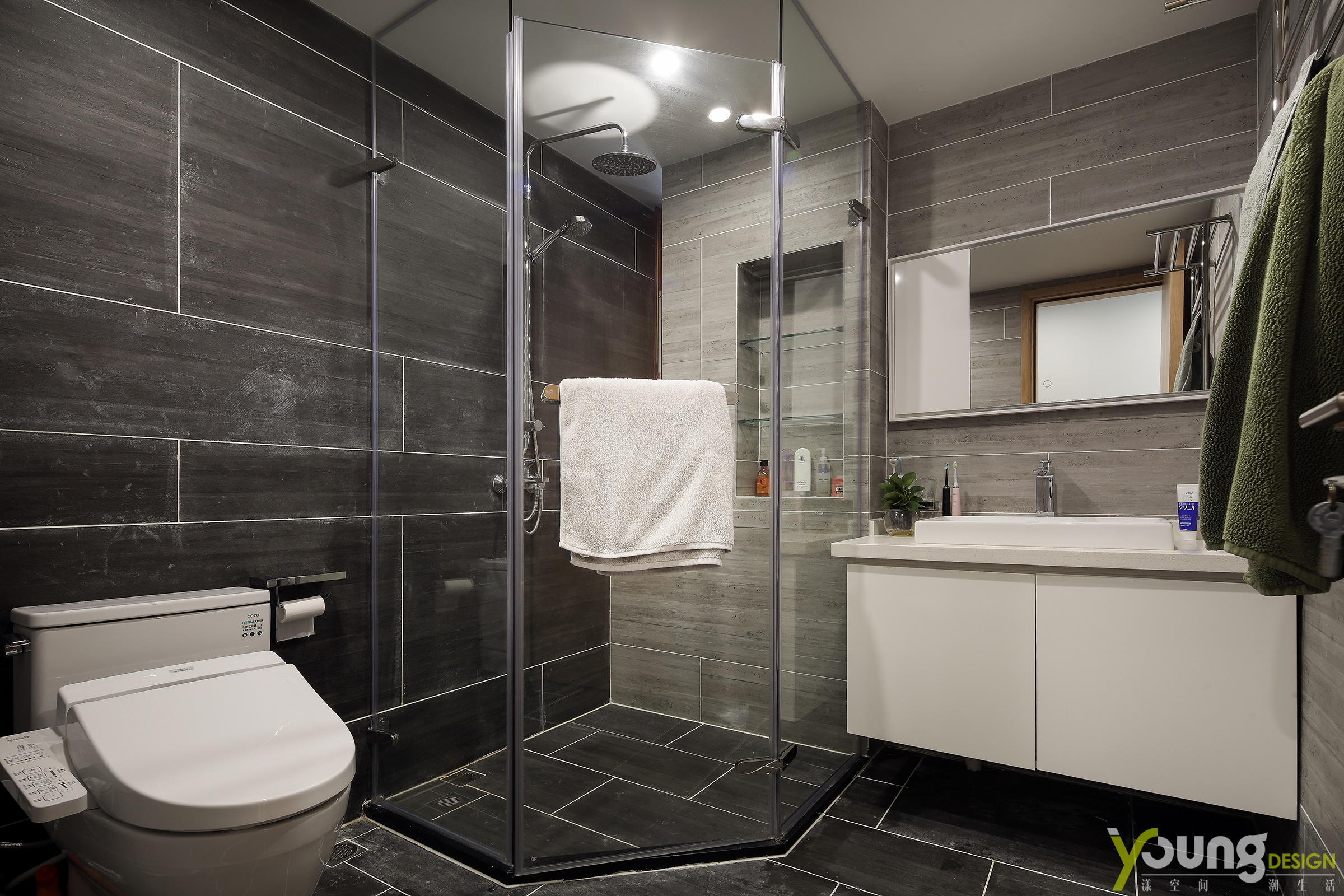 漾设计Young Design｜深圳市福田兰江山第—《悠见南山》-47