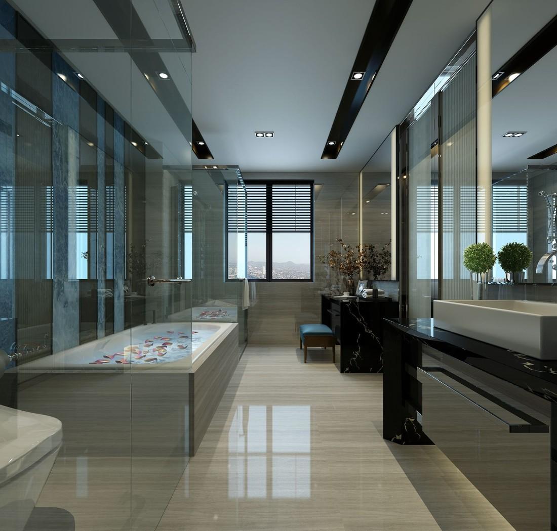 盛夏时光——简约几何客厅与实用餐厅设计-6