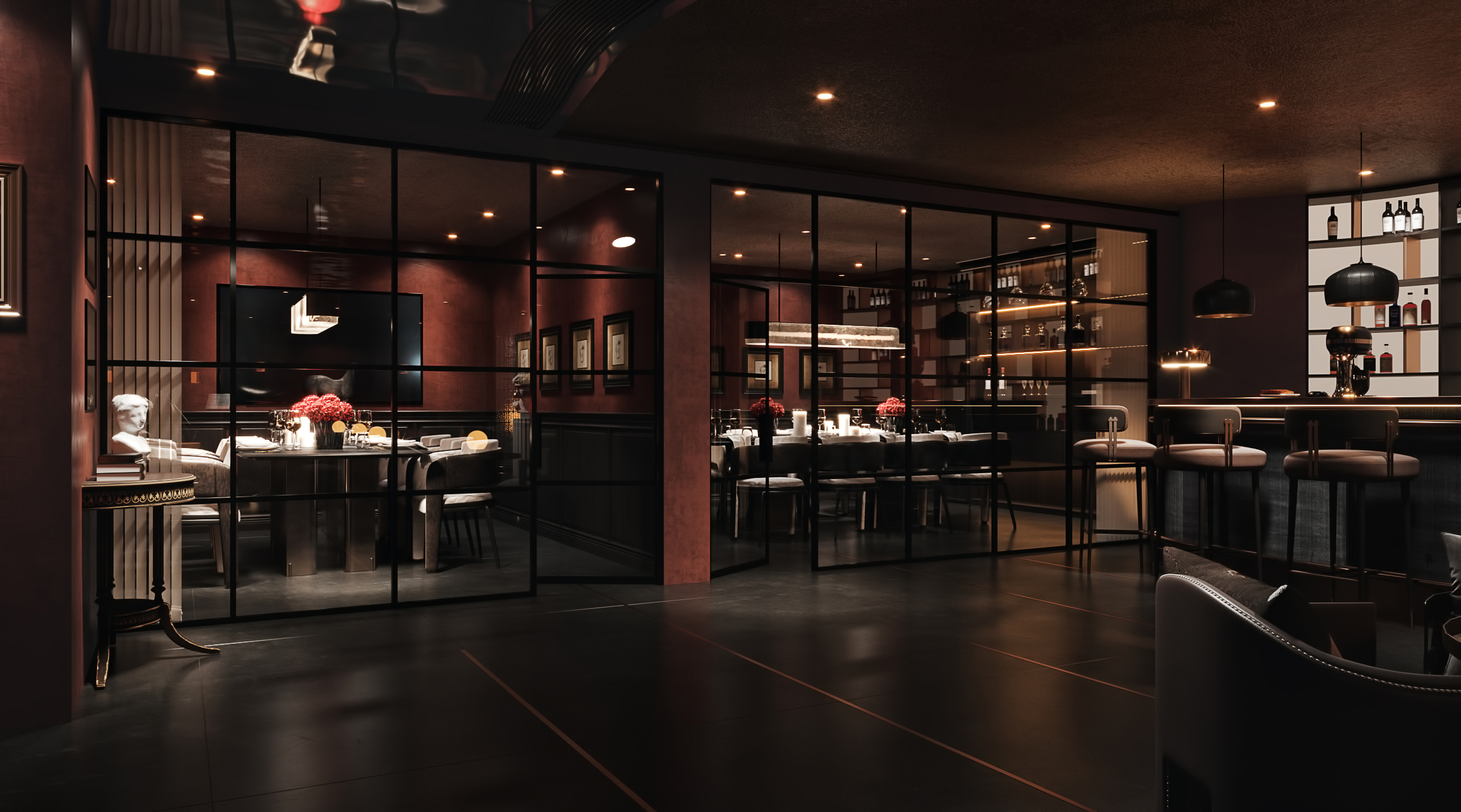 暗黑风雪茄吧酒吧-13