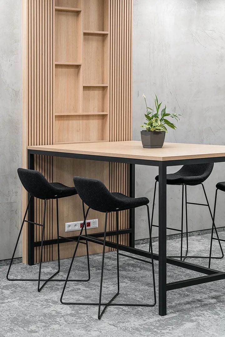 1400㎡制造公司总部办公空间,优雅精致灰的工业风设计-47