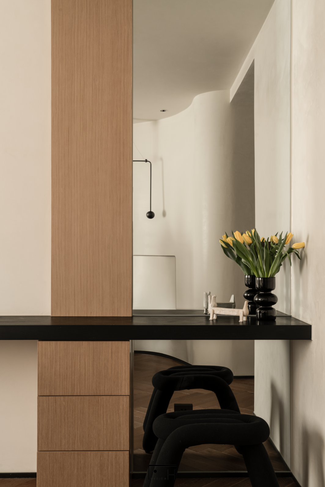 曲线与线的完美交融 · 浙江诸暨御江湾家装设计丨中国浙江丨栗禾设计-47