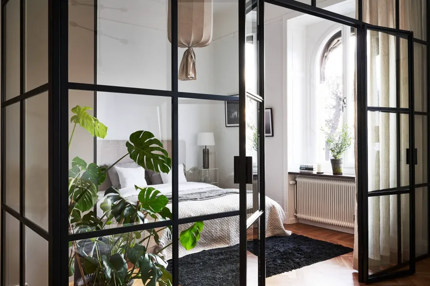 老建筑中的现代绿意,45 平米公寓的宽敞之选-3
