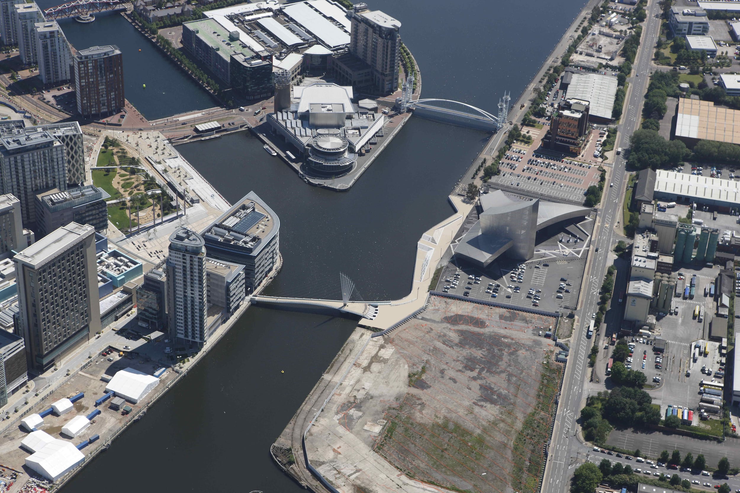 特拉福德滨水步道丨英国曼彻斯特丨Studio Fink-2