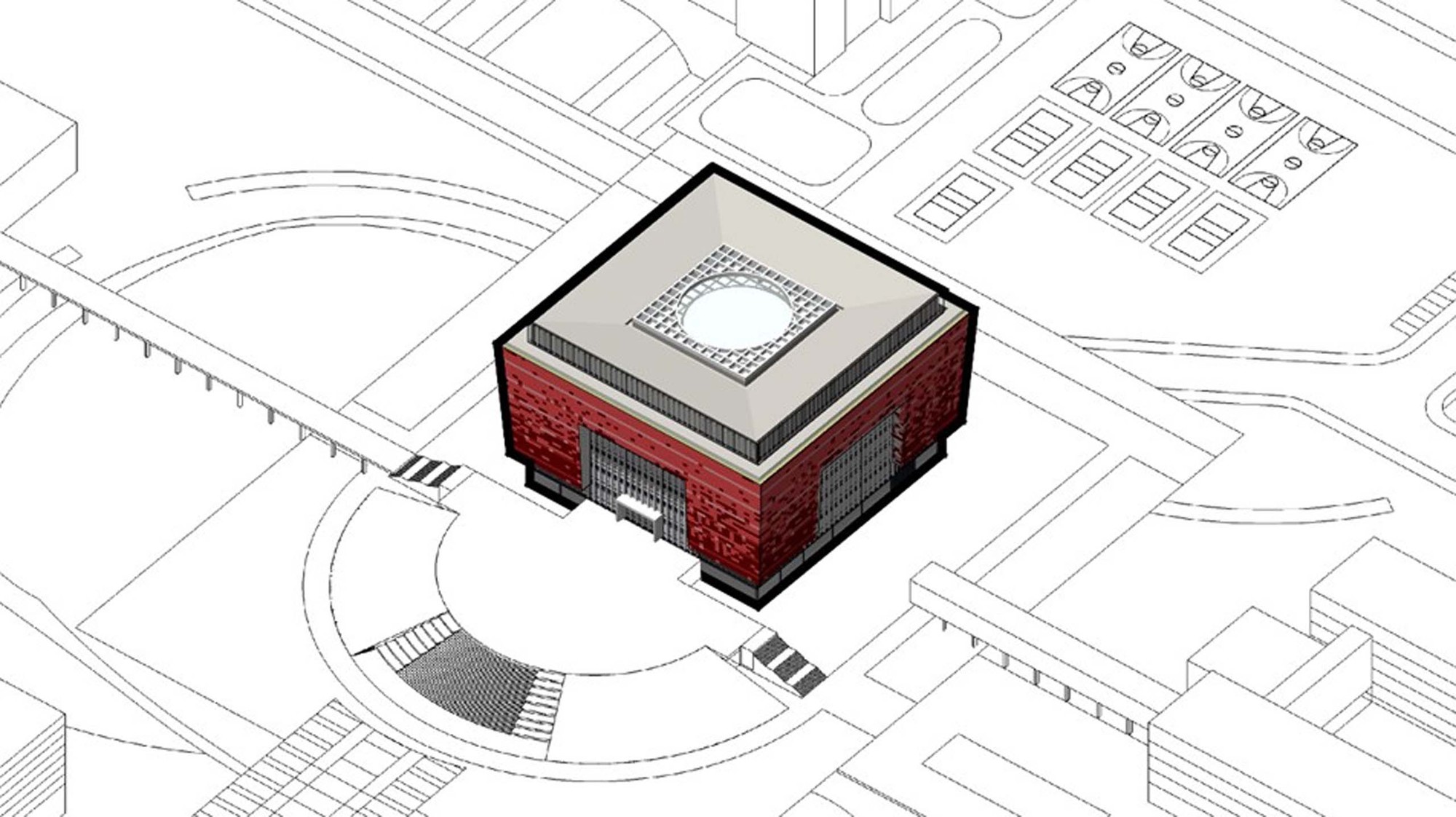 China Southwest Architectural Design and Research Institute 丨图书馆丨Chengdu University Library-40