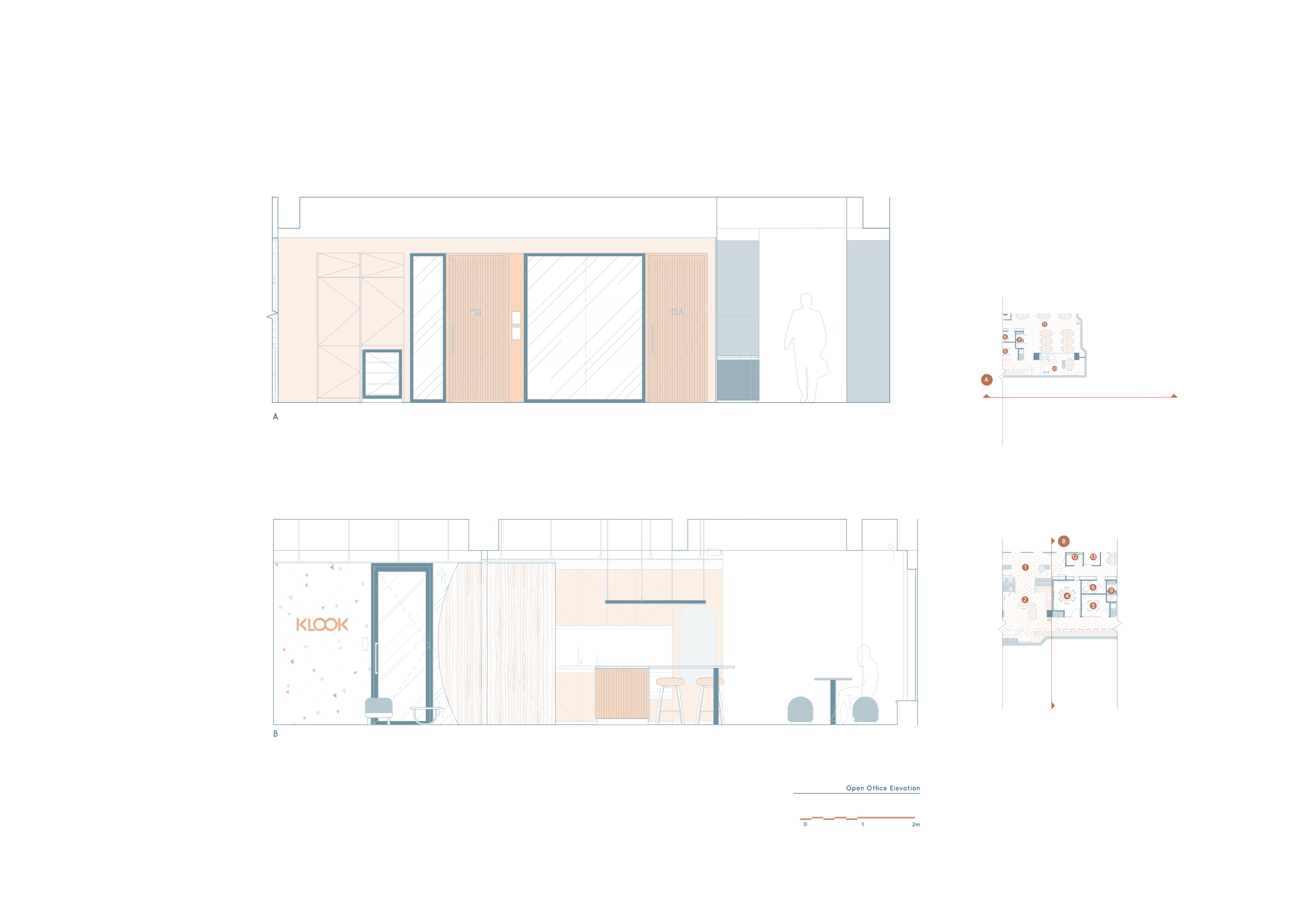 Klook共享办公(2019)Bean Buro设计-48