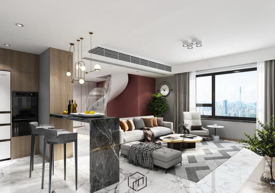 混搭风家居设计,满足一家四口需求-3